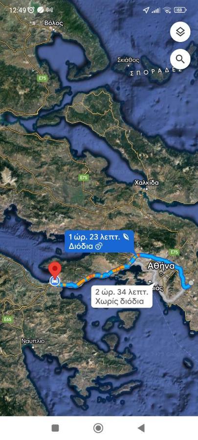 Studio Poseidonia Apartment 75Sqm Corinth Canal Exteriér fotografie